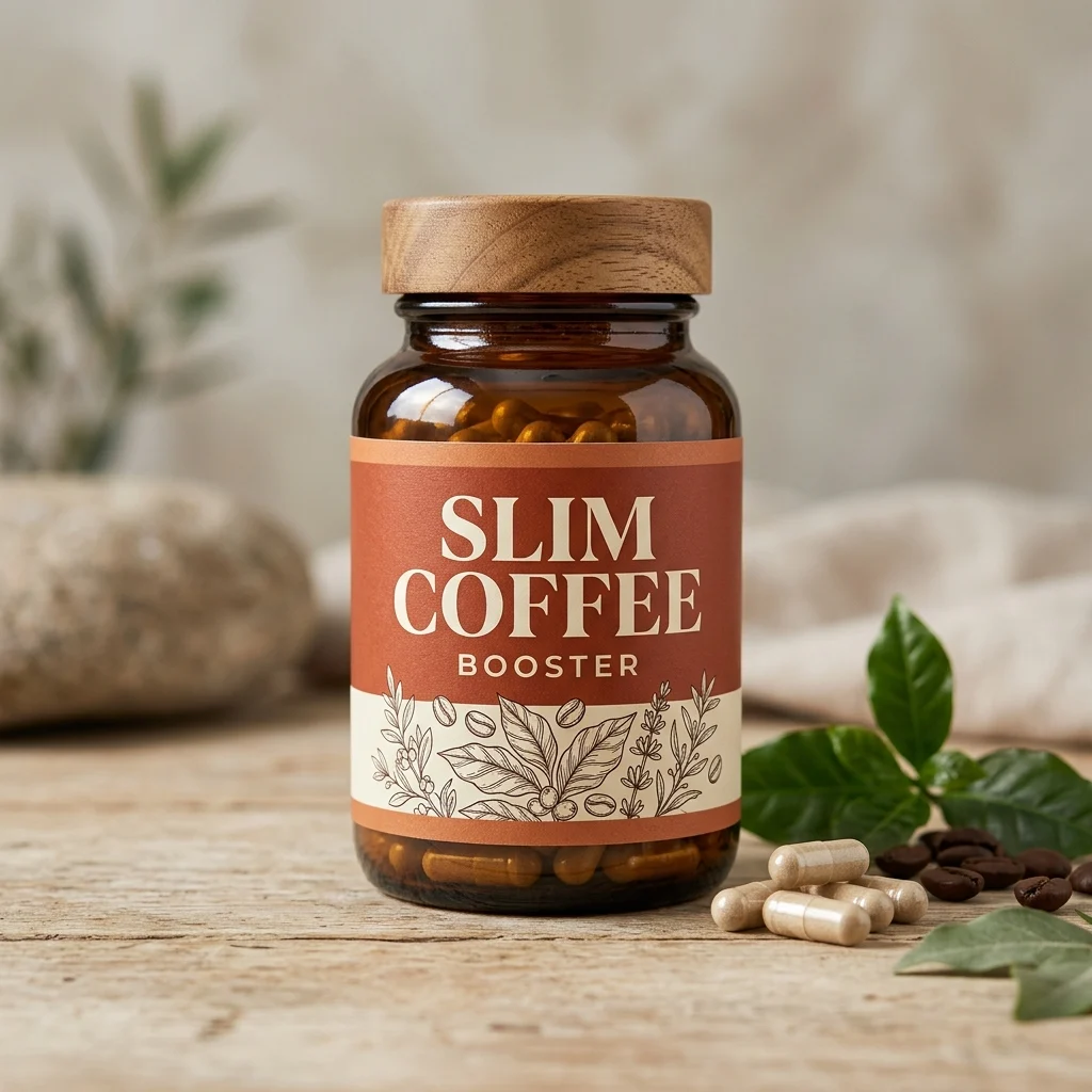Slim Coffee Booster plant extract supplement box, Cadence Nutrition